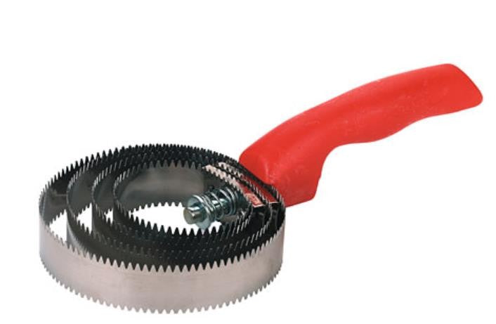 Striglia in metallo, forma a spirale, cordolo a spirale Kerbl